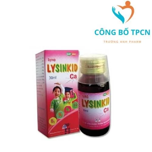 Lysinkid-Ca Mekophar - Giảm biếng ăn, kích thích tiêu hóa